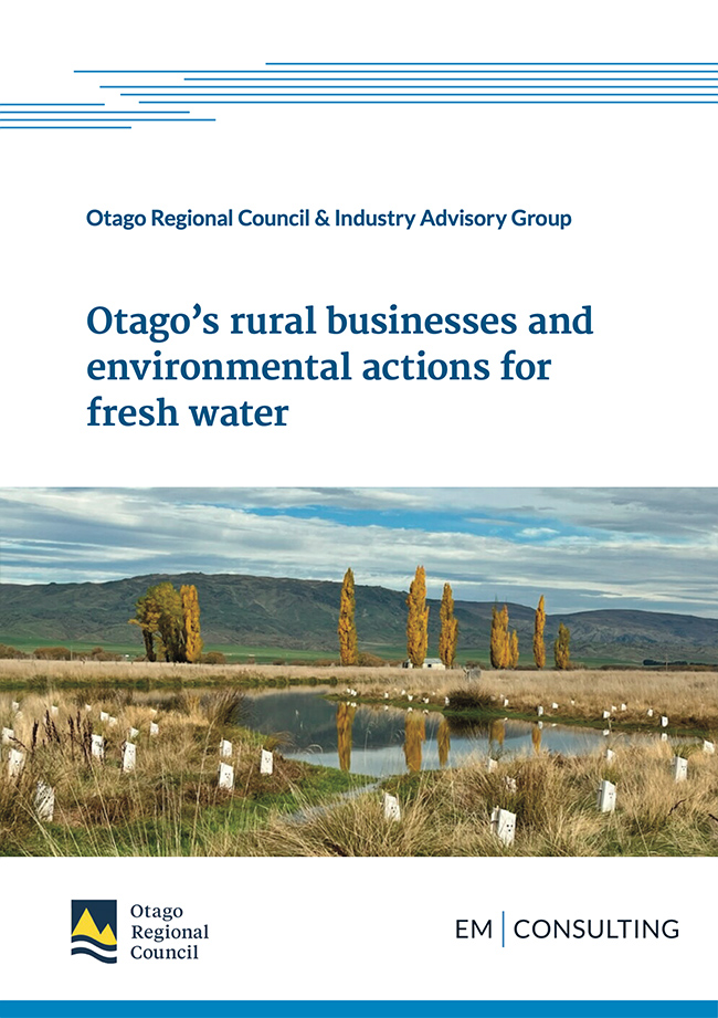 Otago Fresh Water Report Cover